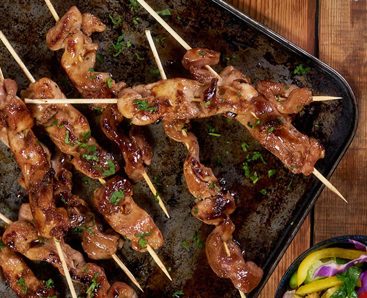 Keto Teriyaki Chicken Skewers PURE VIA
